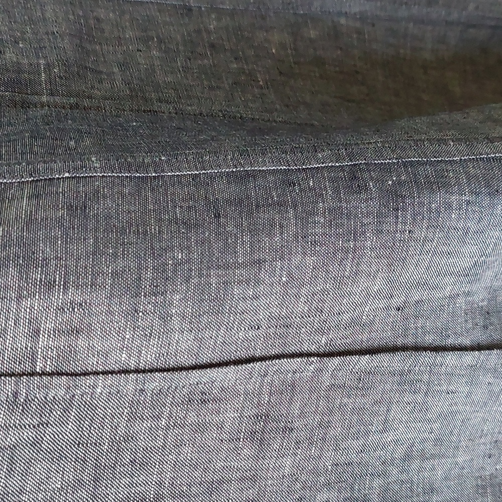 100% Linen skirt, size 12, grey color, "Mario Serrani", made in Italy - Picture 2 of 6